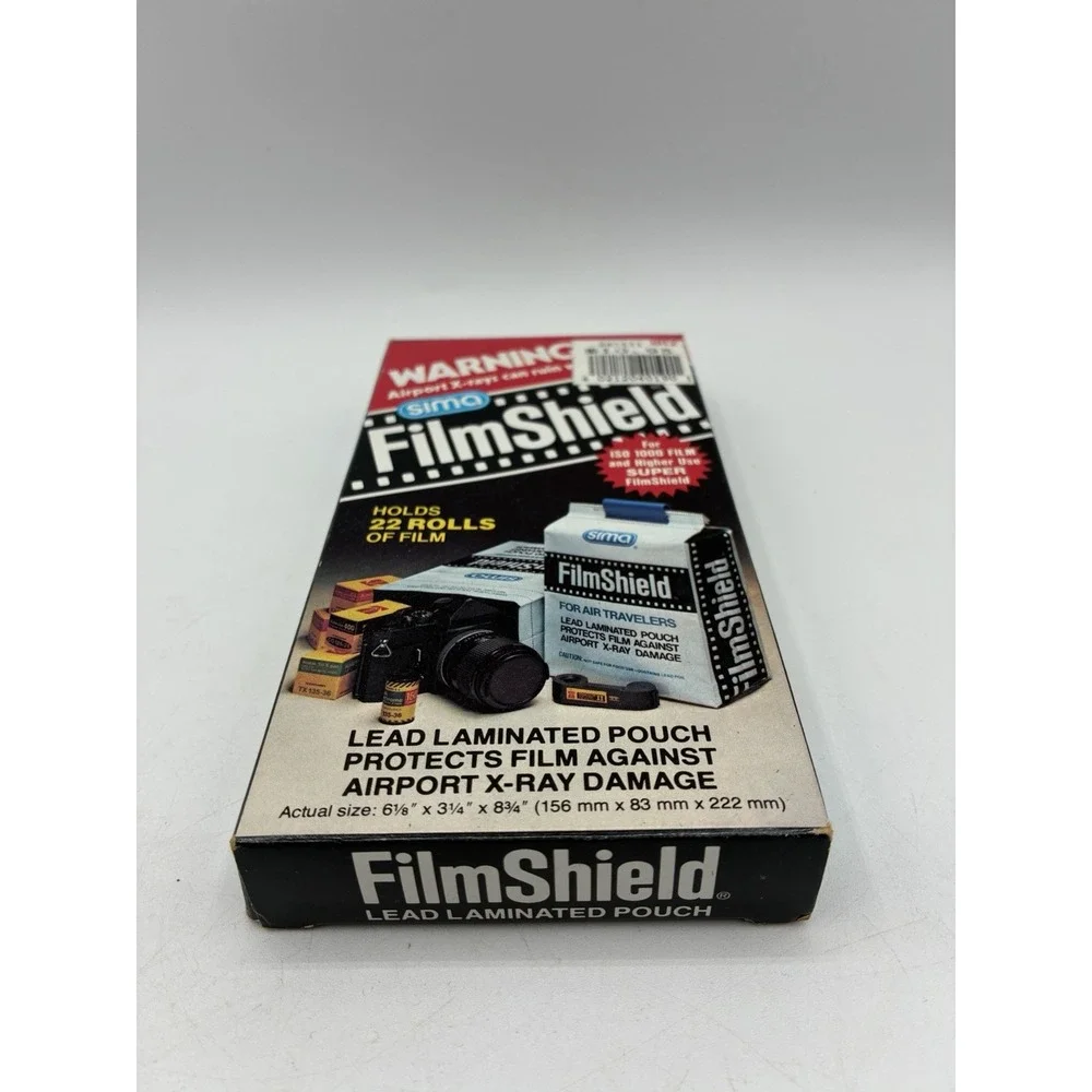 1984 Sima Film Shield Lead Photographic Film Bag for X-Ray Protection Never Used
